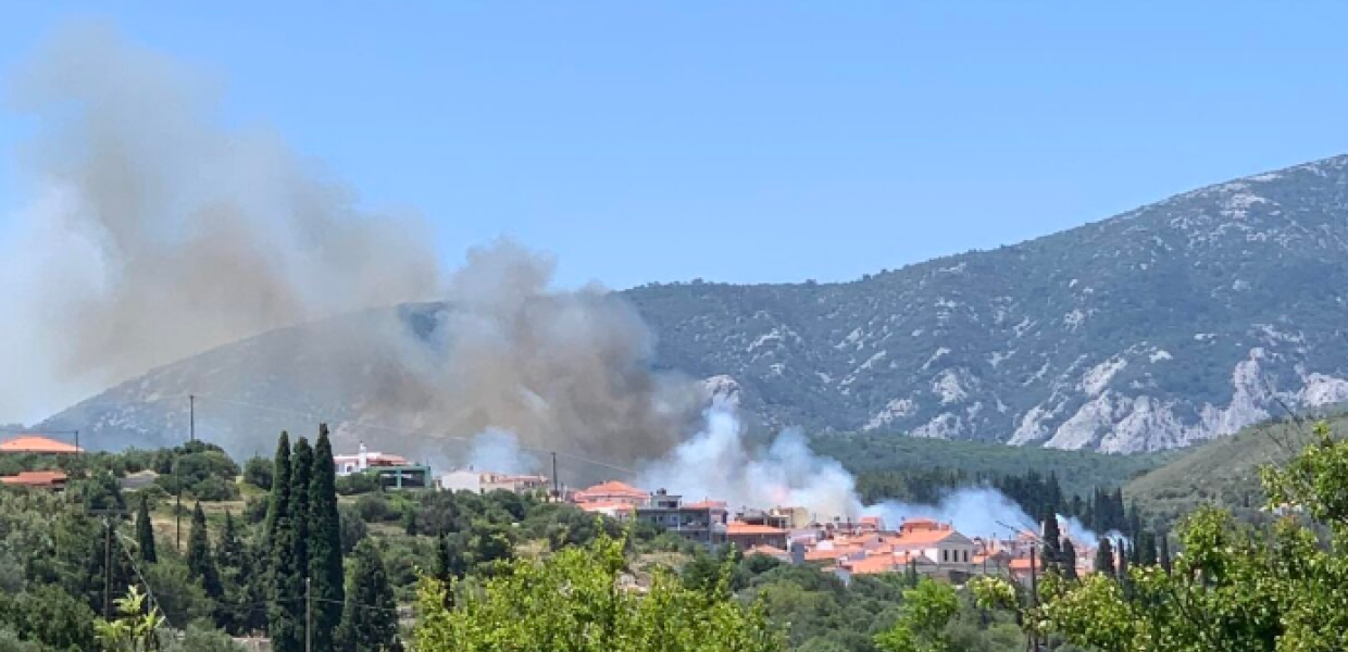 Σάμος φωτιά