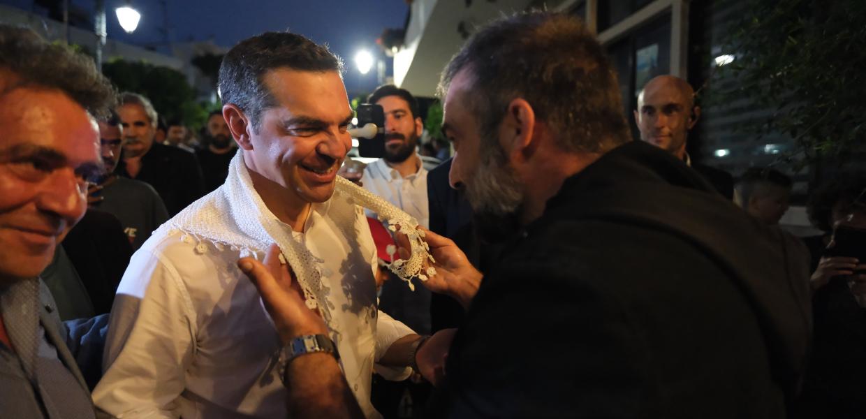 Ο Αλέξης Τσίπρας στα Ανώγεια