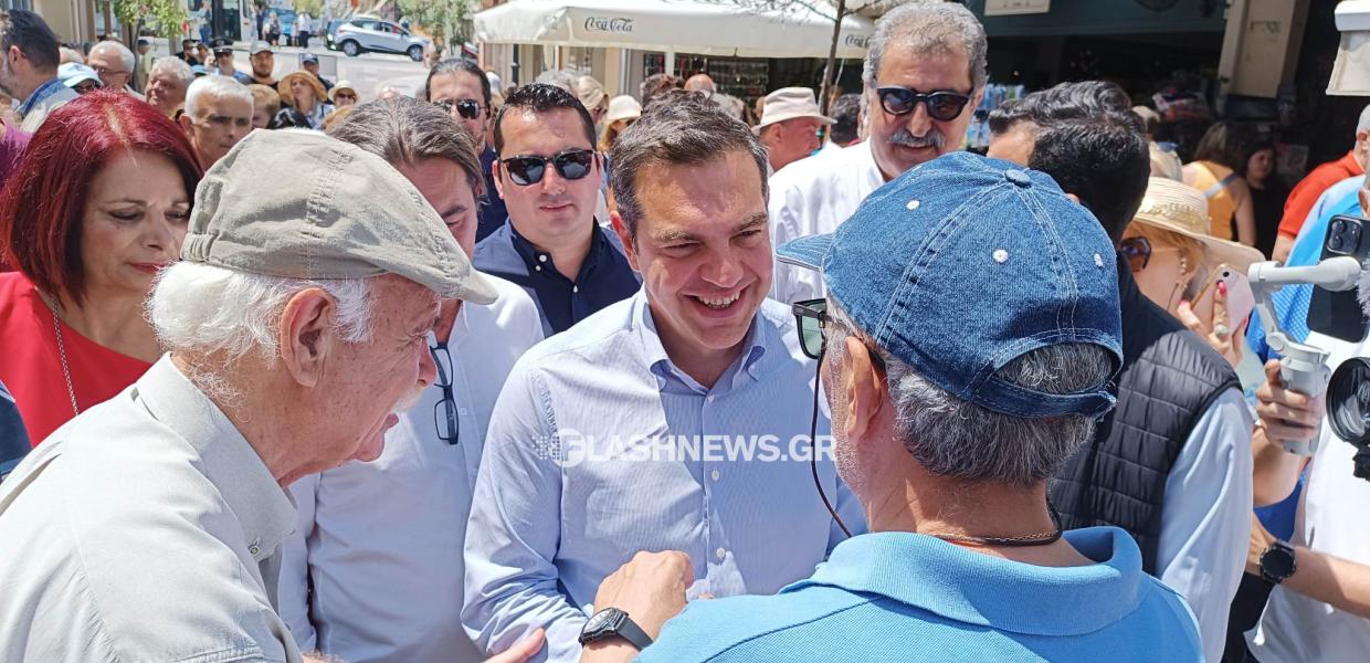 Ο Αλέξης Τσίπρας στα Χανιά