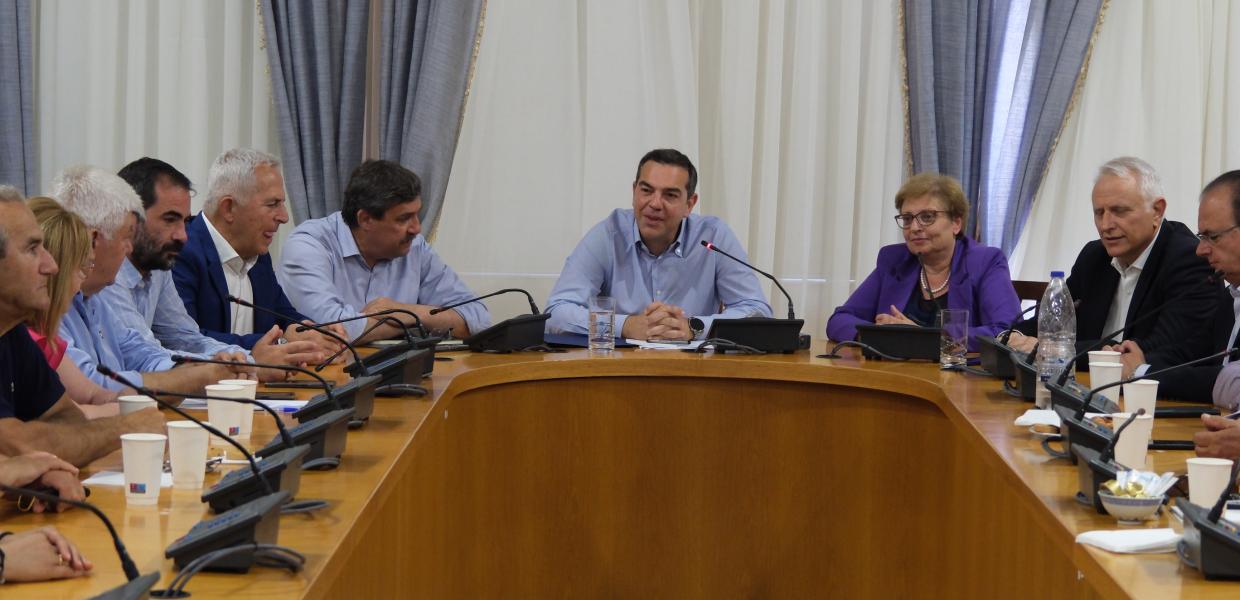 Αλέξης Τσίπρας δήμαρχοι Ρέθυμνο