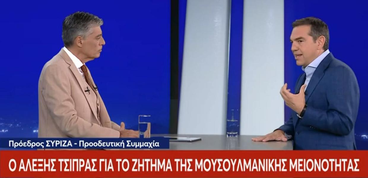 O Νίκος Ευαγγελάτος και o Αλέξης Τσίπρας