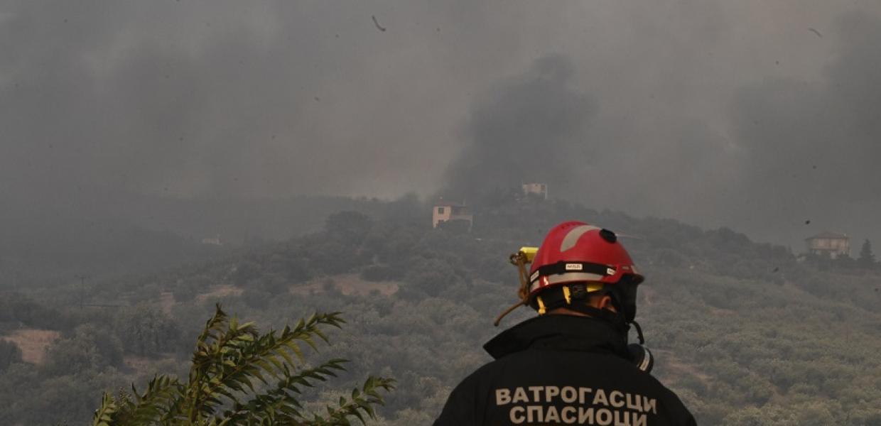 Φωτιά στη Νέα Αγχίαλο