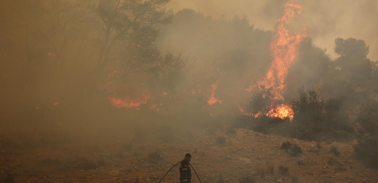 Φωτιά δυτική αττικη