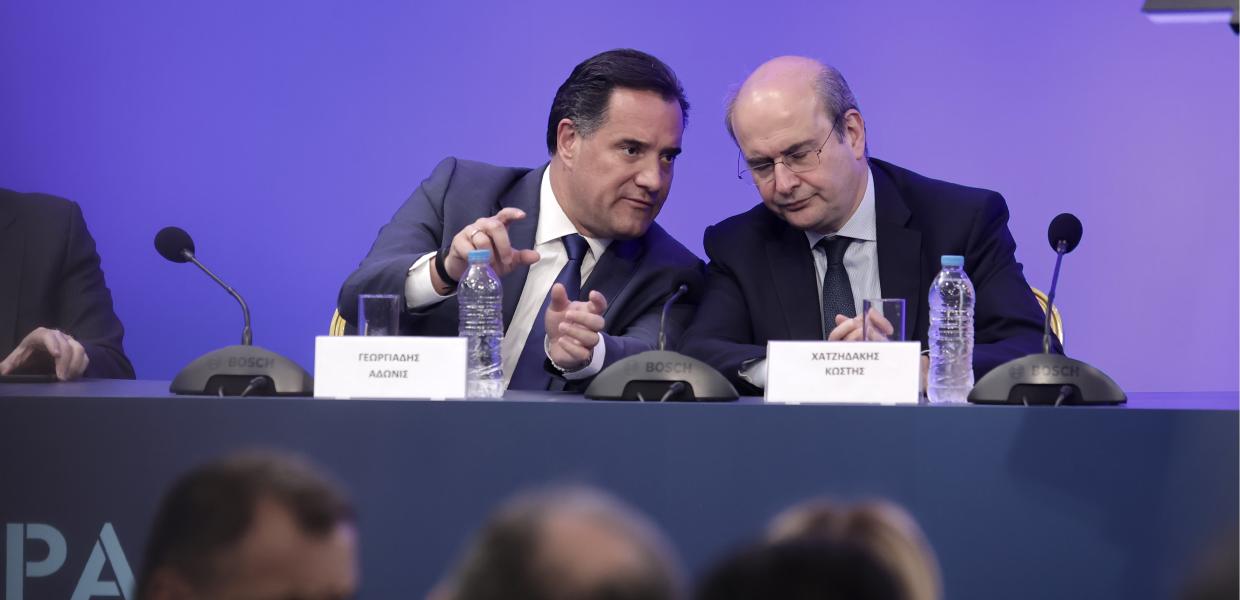 Άδωνις Γεωργιάδης και Κωστής Χατζηδάκης