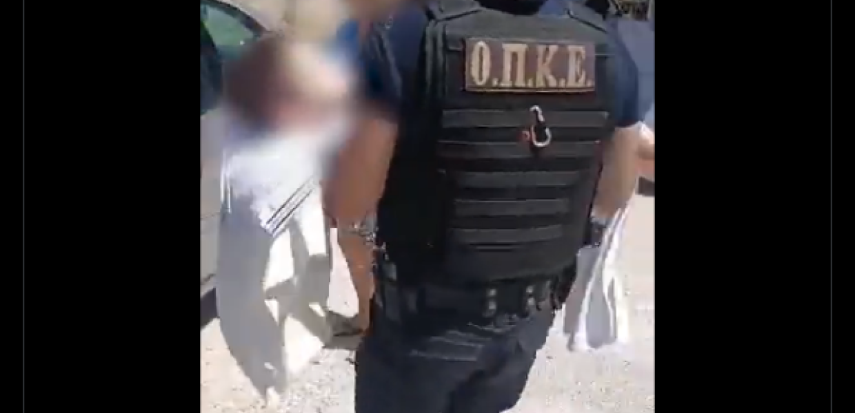 Γυναίκα ηλικιωμένη αστυνομικός φωτιές