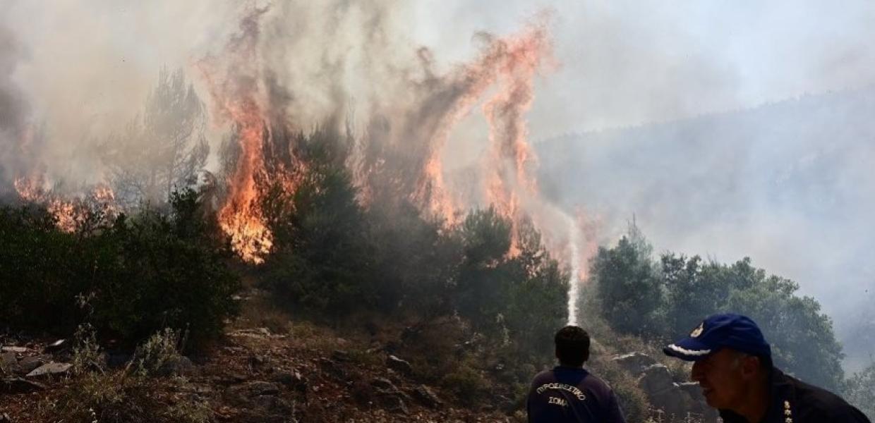 Φωτιά στην Κεφαλονιά