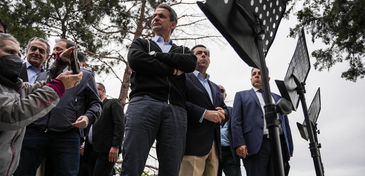 Νότης Μηταράκης και Κυριάκος Μητσοτάκης