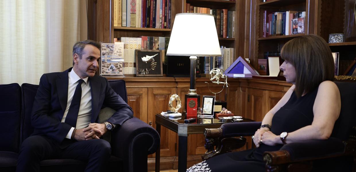 Κυριάκος Μητσοτάκης Κατερίνα Σακελλαροπούλου