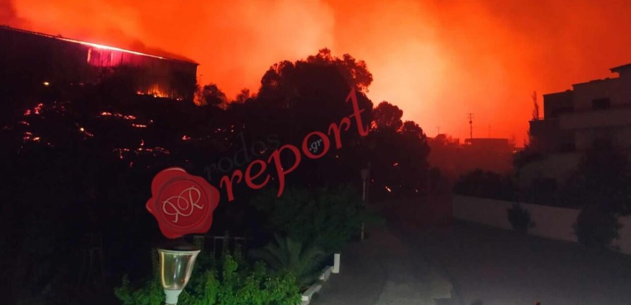 Φωτιά στη Ρόδο