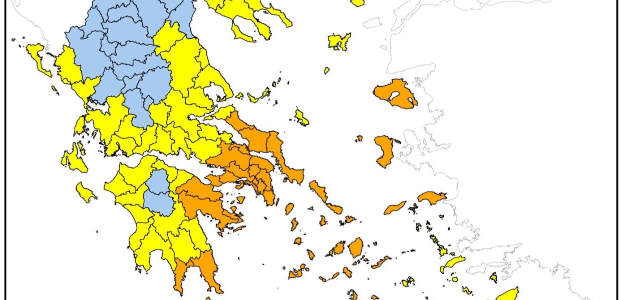 Κίνδυνος φωτιάς Κυριακή
