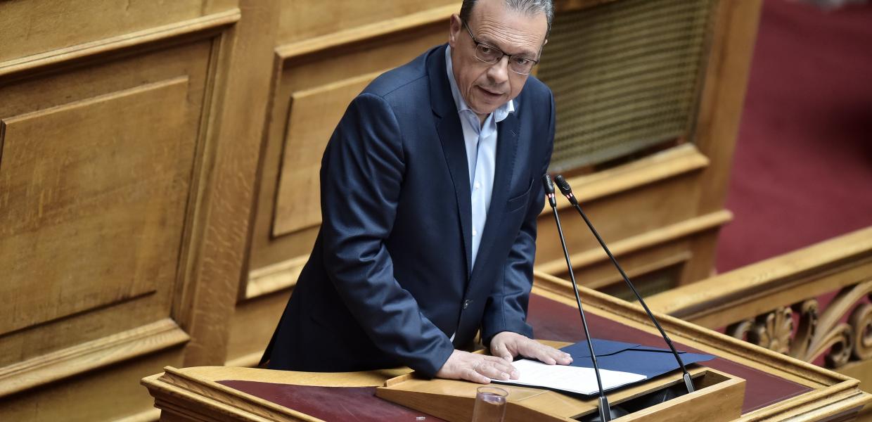 Ο Σωκράτης Φάμελλος στη Βουλή