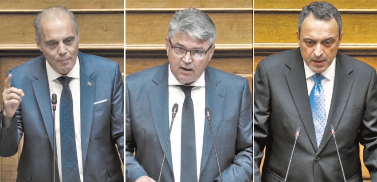 Κυριάκος Βελόπουλος, Δημήτρης Νατσιός και Βασίλης Στίγκας