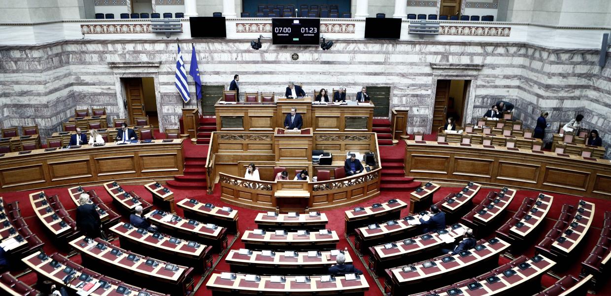 Αίθουσα της Ολομέλειας της Βουλής