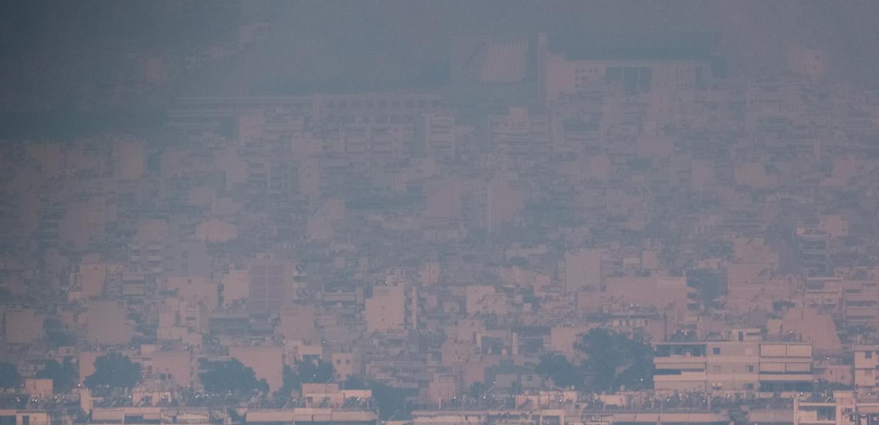 καπνός καπνοί φωτιά Αττική