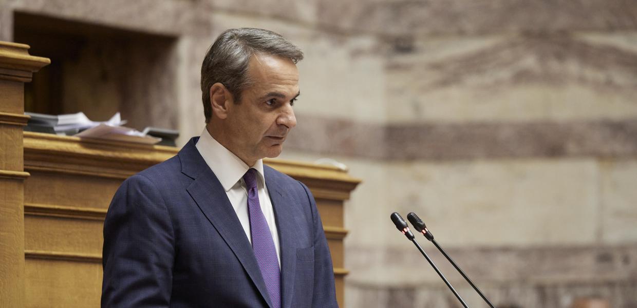 Κυριάκος Μητσοτάκης στη Βουλή