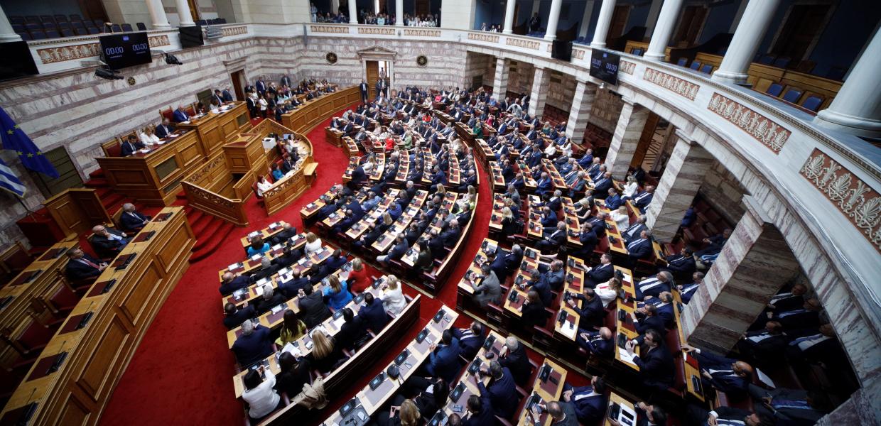 Τα έδρανα της Βουλή