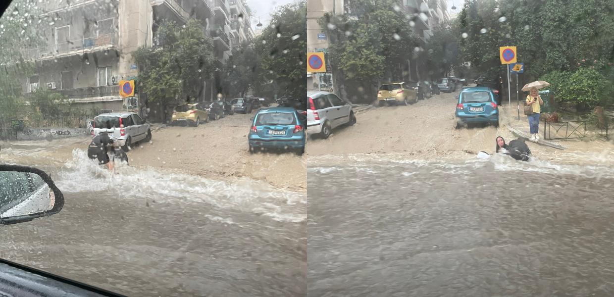 Λεωφ. Αλεξάνδρας κακοκαιρία 