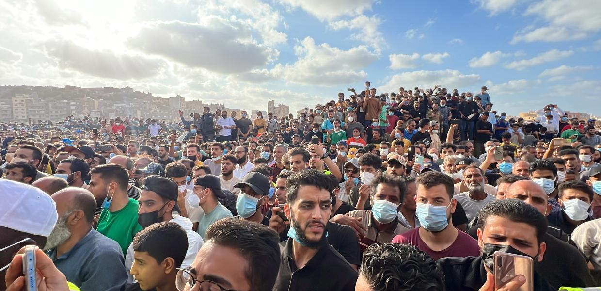Διαμαρτυρία στη Λιβύη