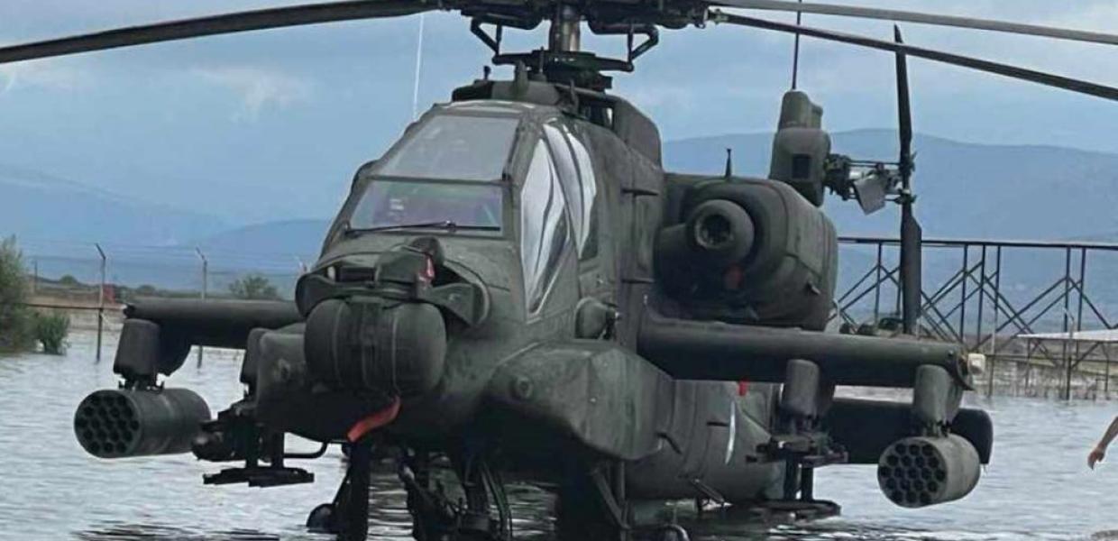 ελικόπτερο πλημμύρα
