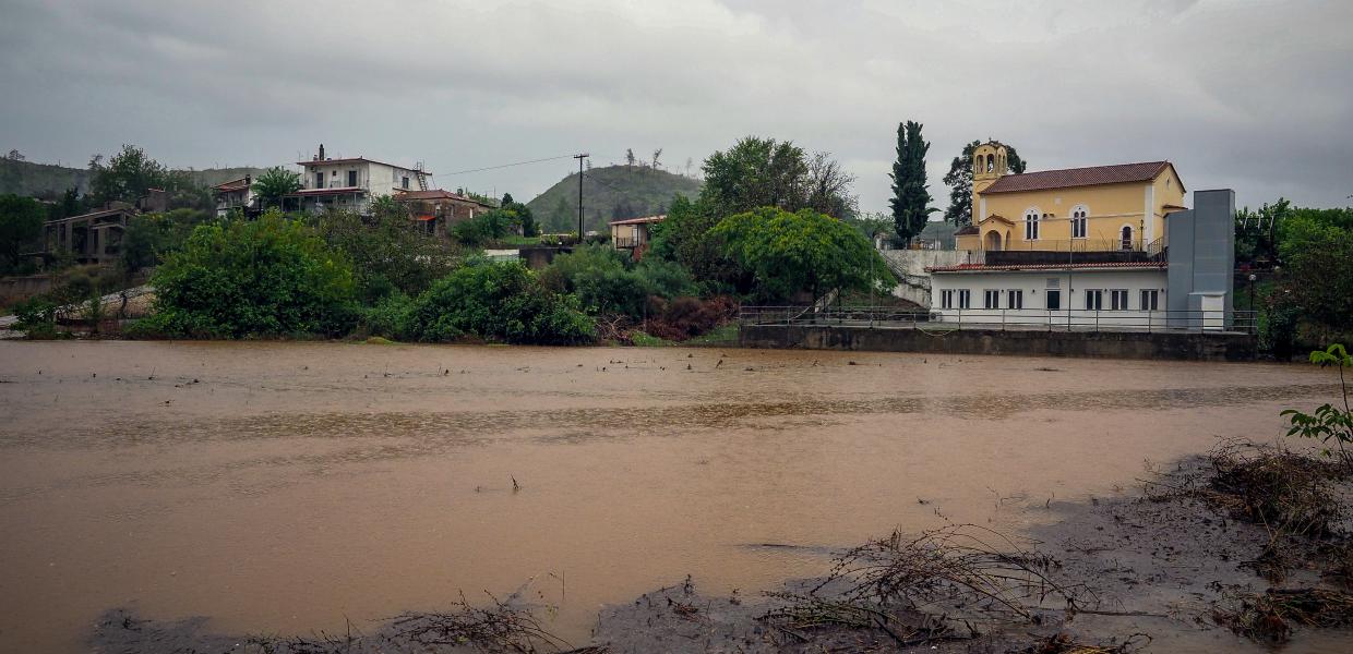 Πλημμύρες στην Εύβοια