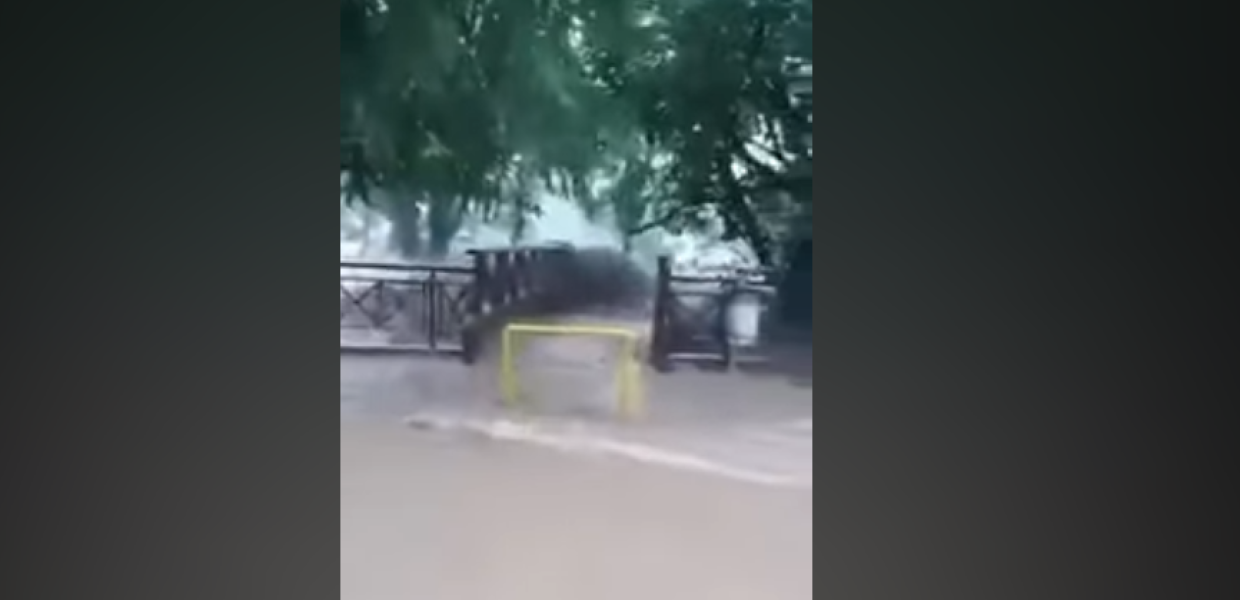 Κακοκαιρία Βόλος γέφυρα