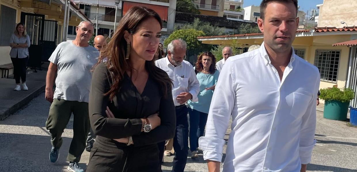 Δόμνα Μιχαηλίδου και Στέφανος Κασσελάκης