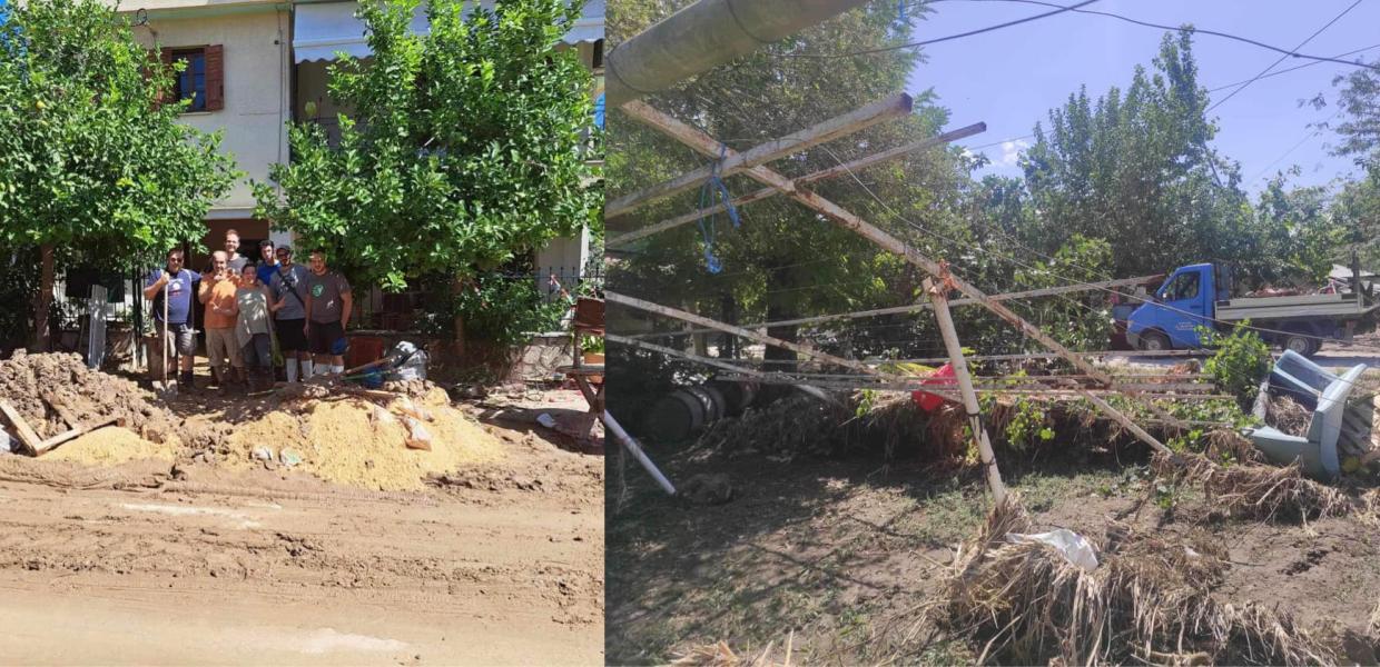 Νεολαία ΣΥΡΙΖΑ πλημμύρες 