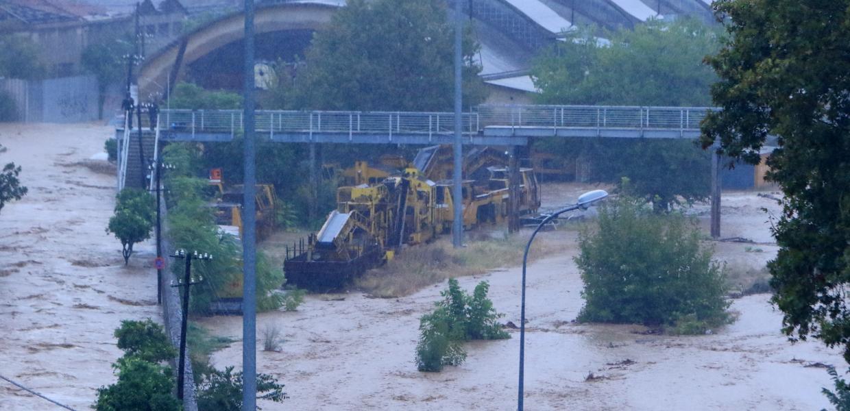 Βόλος κακοκαιρία Daniel πλημμύρα πλημμύρες