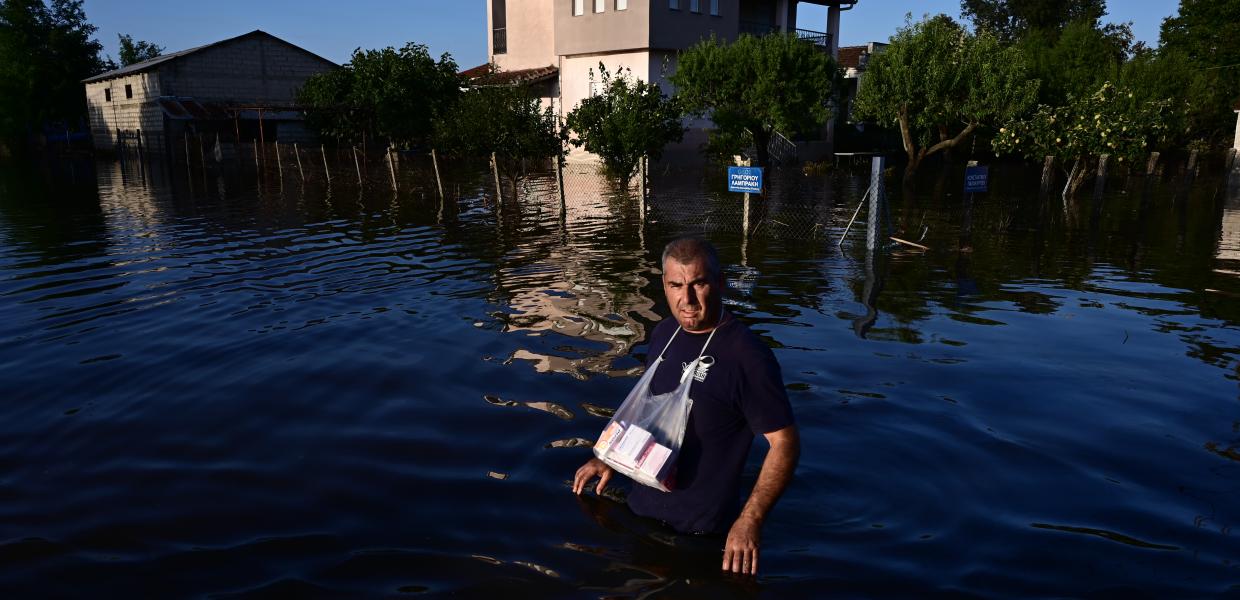 κακοκαιρία Daniel πλημμύρα πλημμύρες