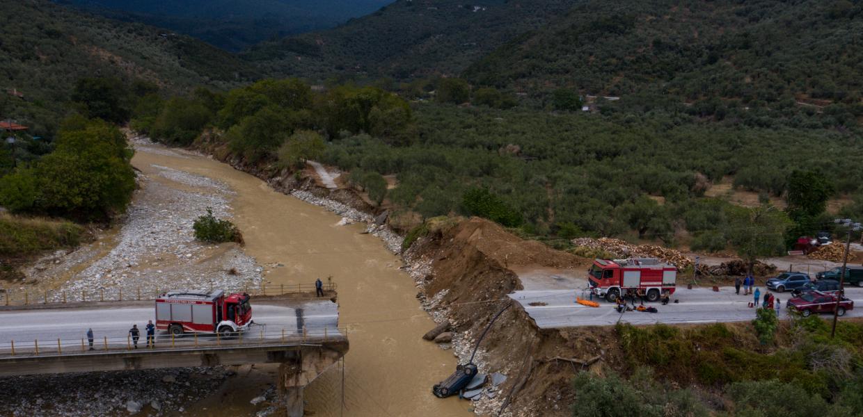 Βόλος δρόμος κακοκαιρία 