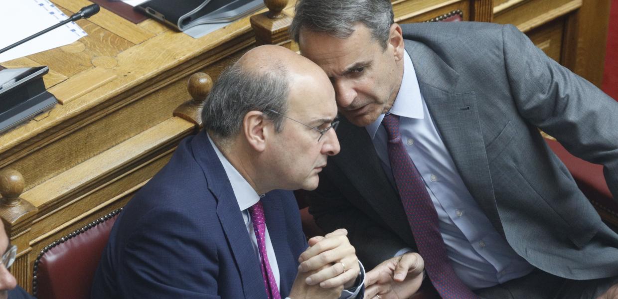 Κωστής Χατζηδάκης και Κυριάκος Μητσοτάκης