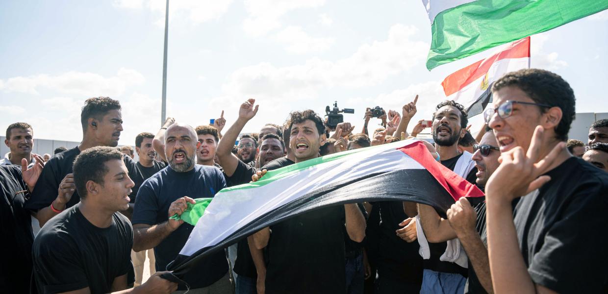 ΑΙΓΥΠΤΟΣ ΔΙΑΔΗΛΩΣΗ ΑΛΛΗΛΕΓΓΥΗΣ ΠΑΛΑΙΣΤΙΝΙΩΝ