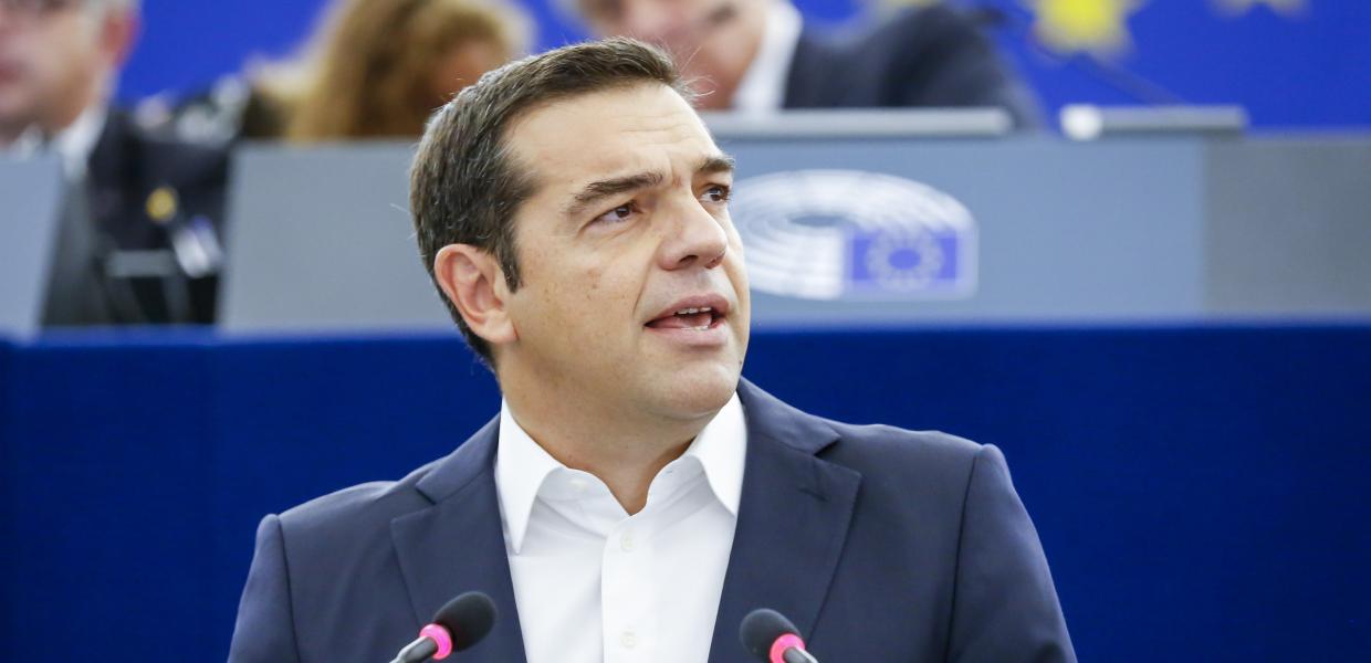 Ο Αλέξης Τσίπρας στο Ευρωκοινοβούλιο