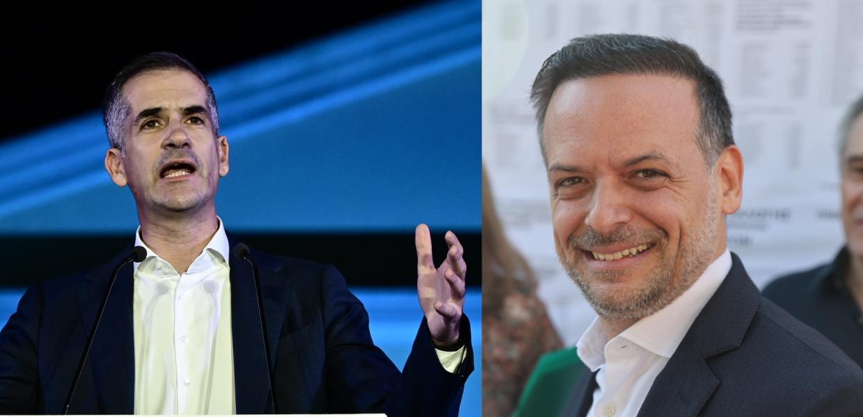 Ο Κώστας Μπακογιάννης και ο Χάρης Δούκας