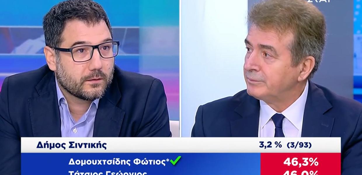Νάσος Ηλιόπουλος και Μιχάλης Χρυσοχοΐδης