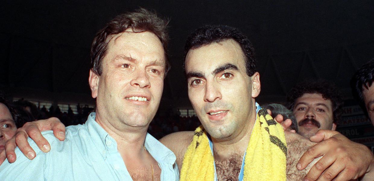 Ο Γιάννης Ιωαννίδης με τον Νίκο Γκάλη