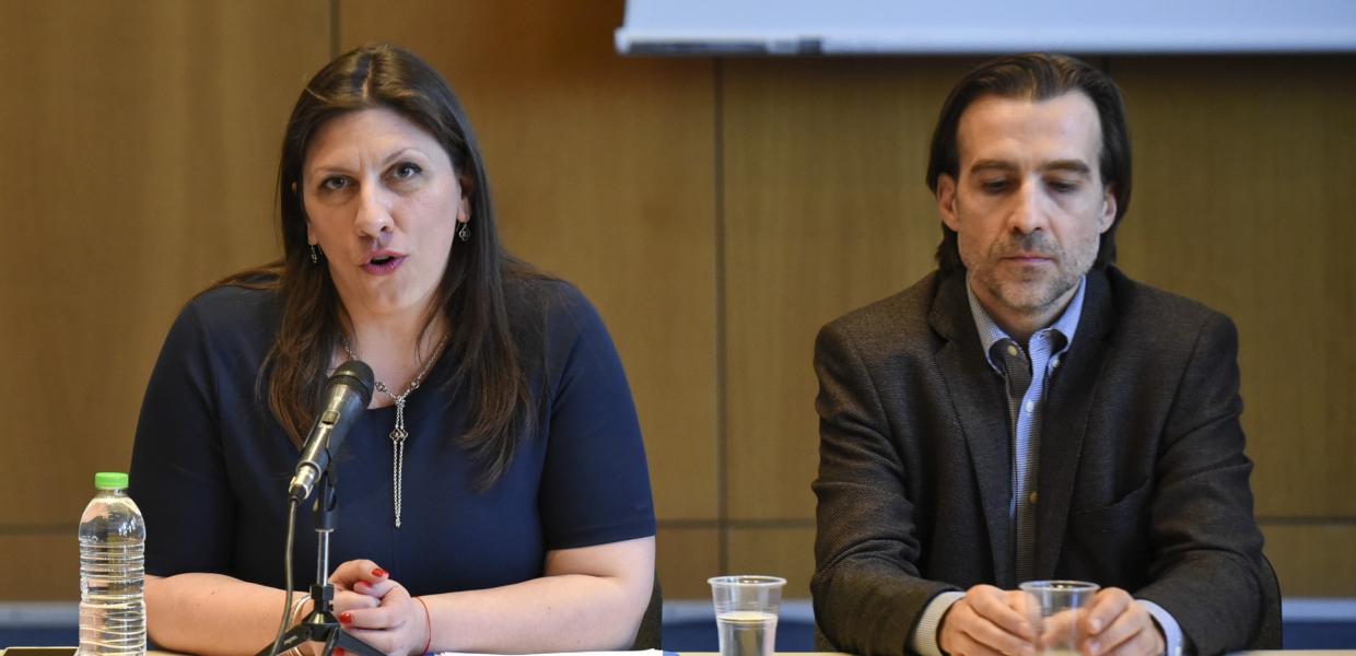 Η Ζωή Κωνσταντοπούλου και ο Μιχάλης Χουρδάκης