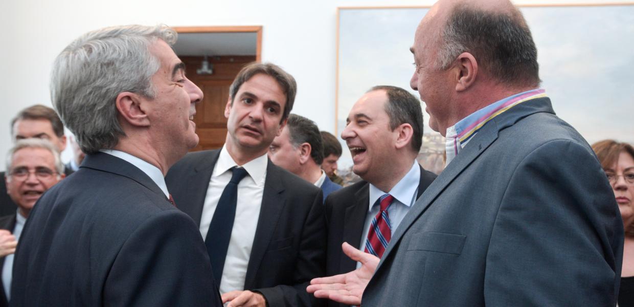 Αχιλλέας Μπέος και Κυριάκος Μητσοτάκης