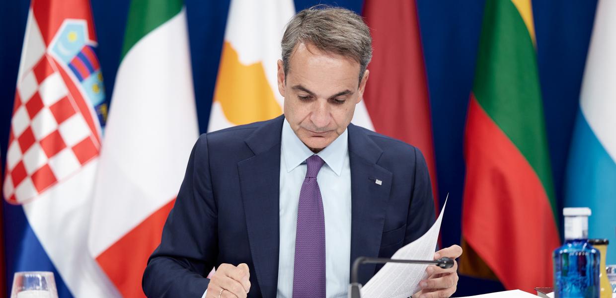 Ο Κυριάκος Μητσοτάκης στο Ευρωπαϊκό Συμβούλιο 