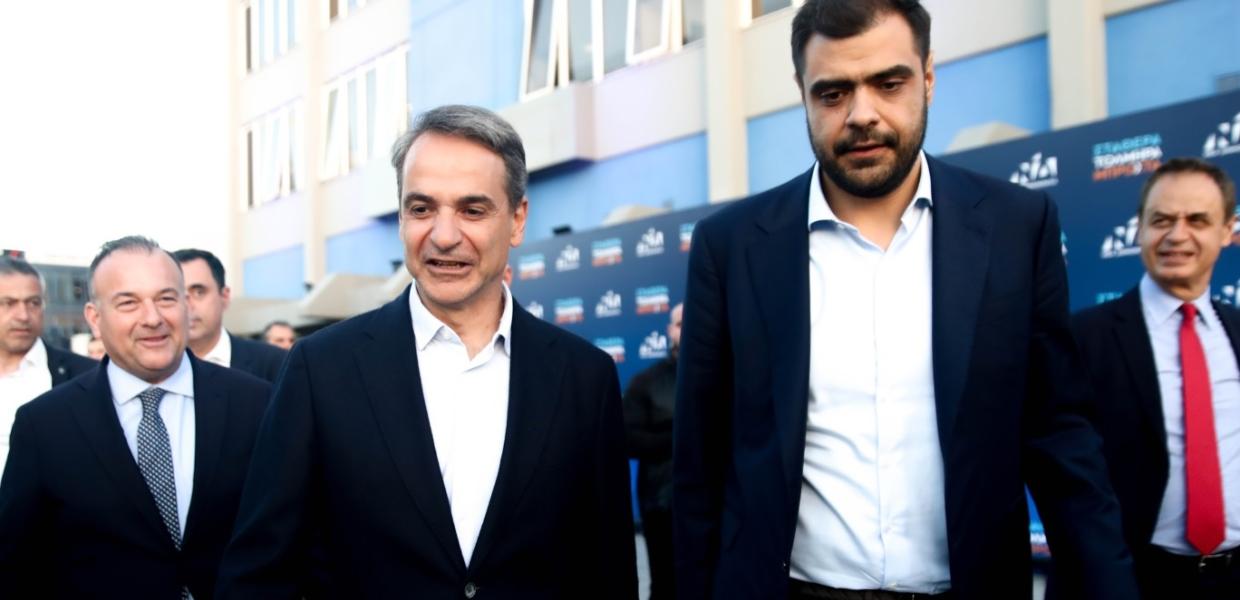 Κυριάκος Μητσοτάκης και Παύλος Μαρινάκης