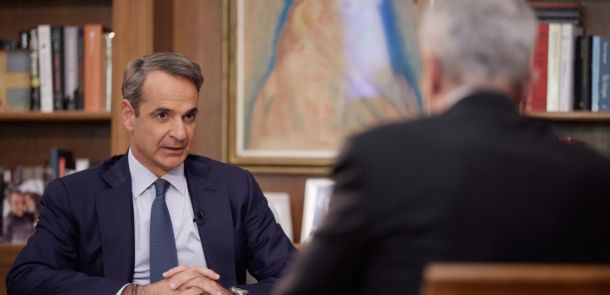 Ο Κυριάκος Μητσοτάκης στον Νίκο Χατζηνικολάου