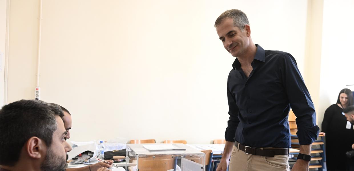 Κώστας Μπακογιάννης ψηφίζει