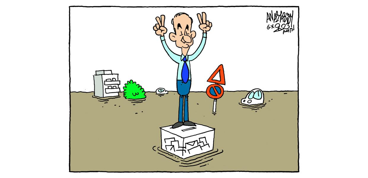 Σκίτσο του Τάσου Αναστασίου