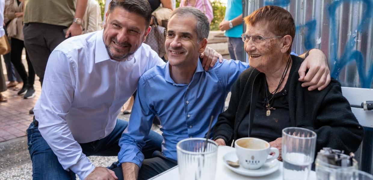 Ο Νίκος Χαρδαλιάς και ο Κώστας Μπακογιάννης