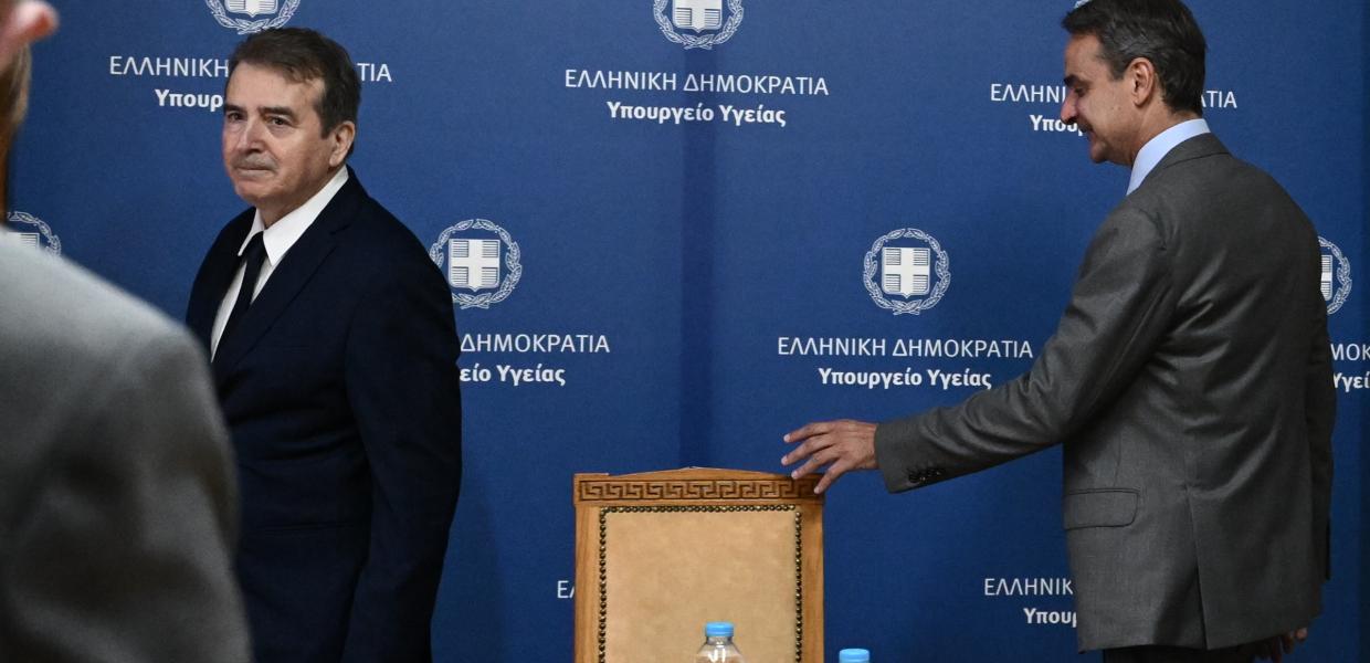 Μιχάλης Χρυσοχοΐδης και Κυριάκος Μητσοτάκης