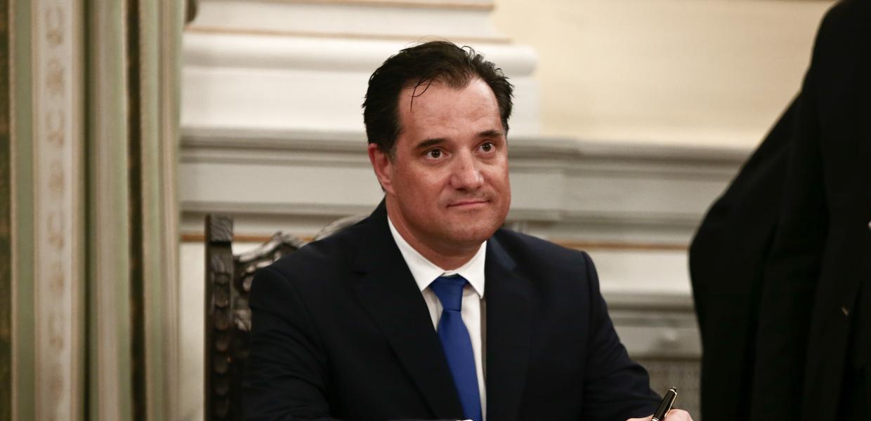 Ο Άδωνις Γεωργιάδης στην ορκωμοσία του