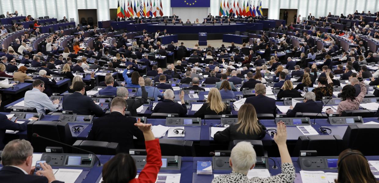 Συνεδρίαση στο Ευρωπαϊκό Κοινοβούλιο