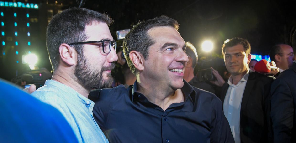 Νάσος Ηλιόπουλος και Αλέξης Τσίπρας