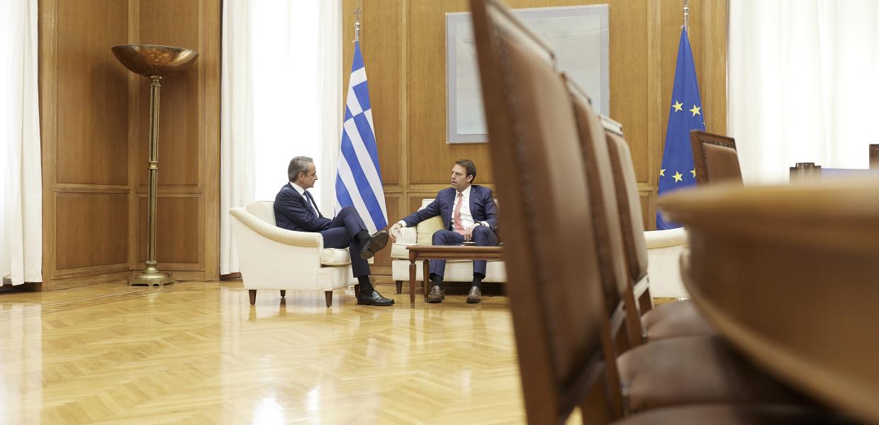 Κυριάκος Μητσοτάκης και Στέφανος Κασσελάκης