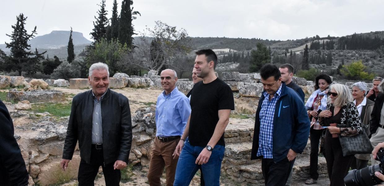 Ο Στέφανος Κασσελάκης στην Κόρινθο